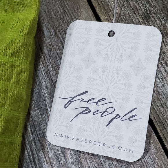 NEW Free People Alicia Free & Flowey Top Lace Fern sz Medium FP-1001 - Picture 10 of 12